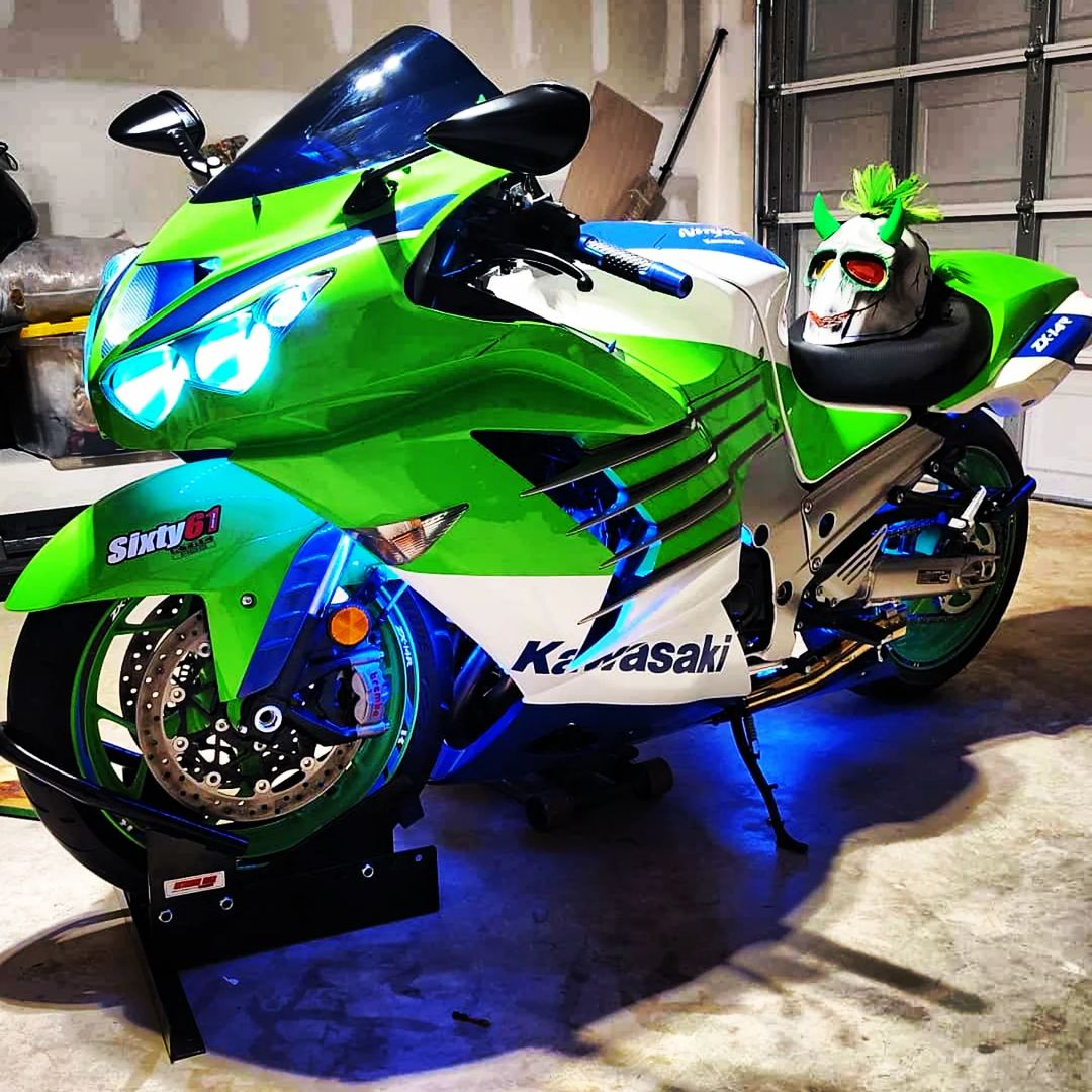 Kawasaki ZX14 ZX14R 2006-2026 Black Lowering Links | Sixty61