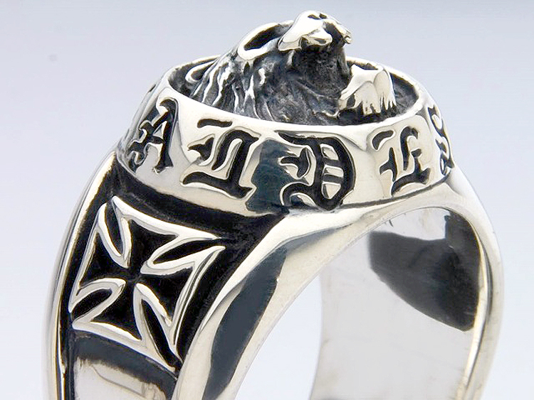 DEAL DESIGN(ディールデザイン) NEW ラージ ライオン シルバー リング