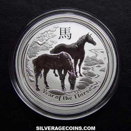 2014 P Elizabeth II Australian 50 Cents 1/2 Ounce Silver (Lunar II