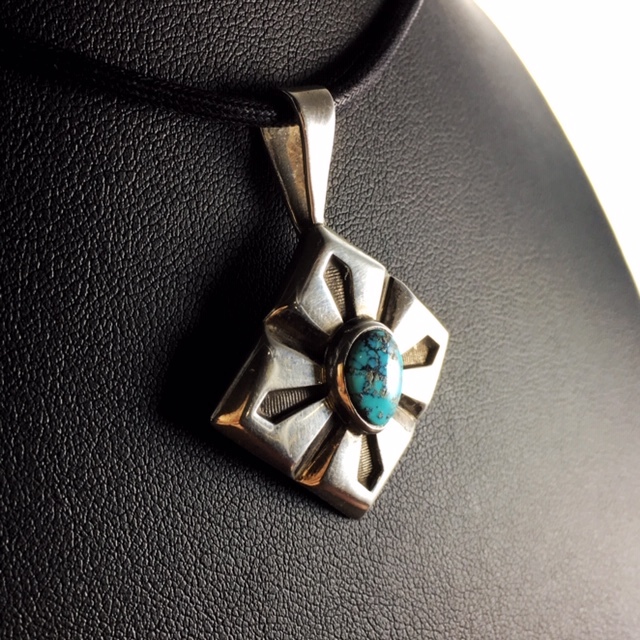 インディアンジュエリー ペンダント トップ 47 | ターコイズ・メンズ