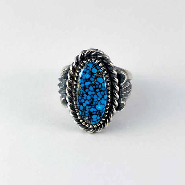 Number Eight original ring 261 | ターコイズ・メンズシルバー