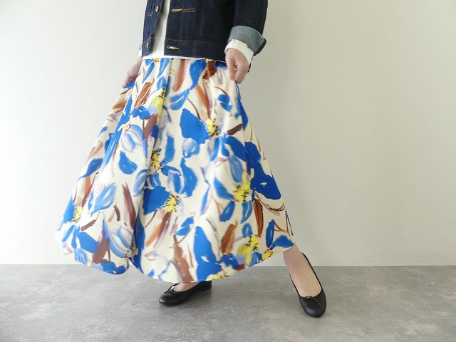 BALLSEY(ボールジィ) フルリールプリントロングラップスカート(11-05