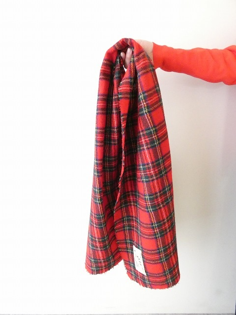 R&D.M.Co-(オールドマンズテーラー) WOOL TARTAN CHECK MUFFLER