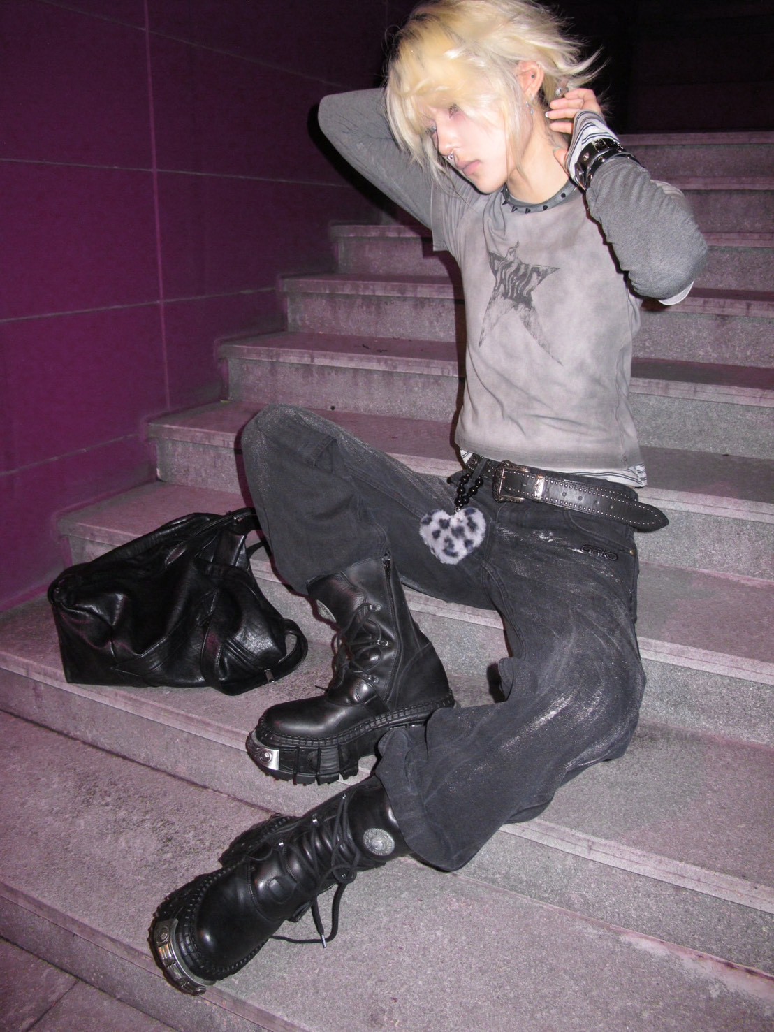 取り寄せ]M-WALL373-S3 / 厚底ブーツ / 本革【NEW ROCK】 | Spider