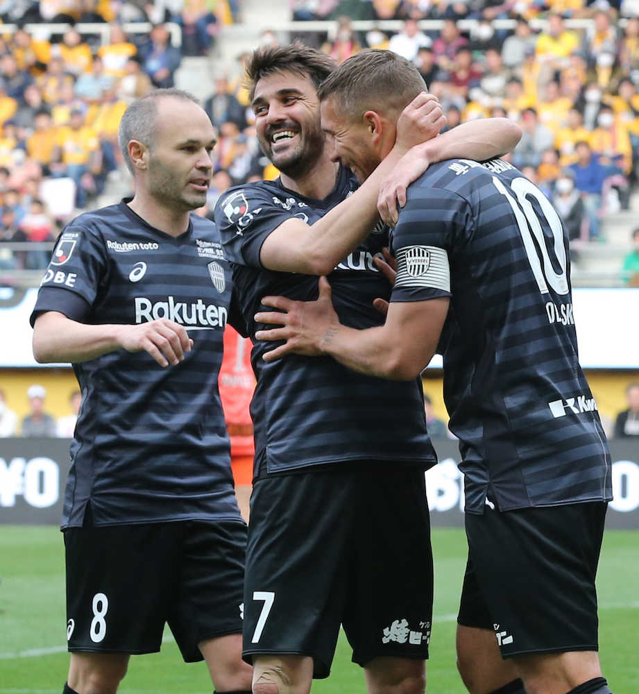 ビジャ 自画自賛2戦連発！“VIP”躍動で神戸連勝 - スポニチ