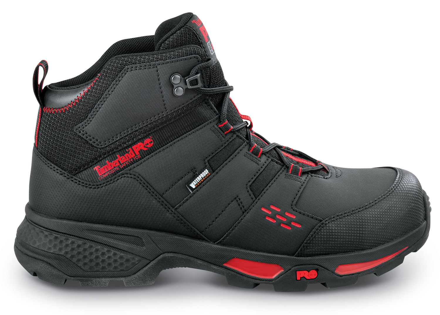 TMA6763EDV Timberland PRO Switchback LT, Men's, Black/Red, Comp