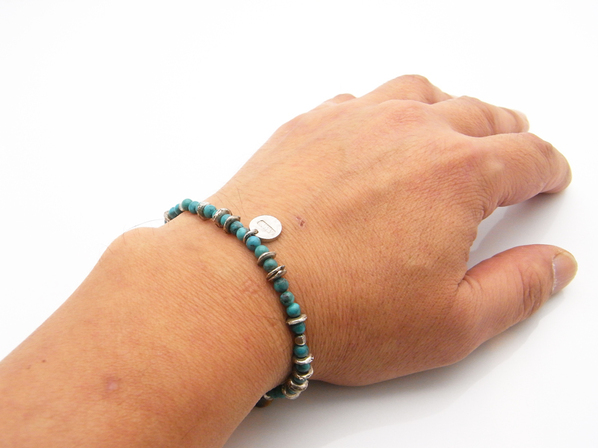 TURQUOISE BRACELET/AMP JAPAN（アンプ ジャパン） - DEFI - シルバー