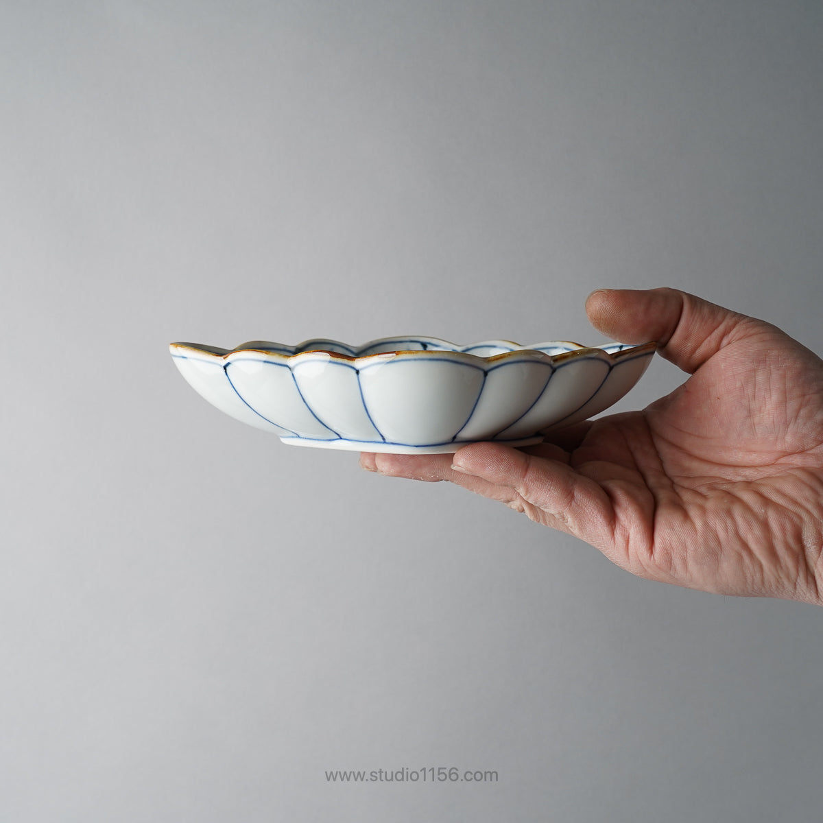 有田焼 染付 菊菱型向付 中鉢 18cm 福泉窯の通販｜Studio1156 – 【公式