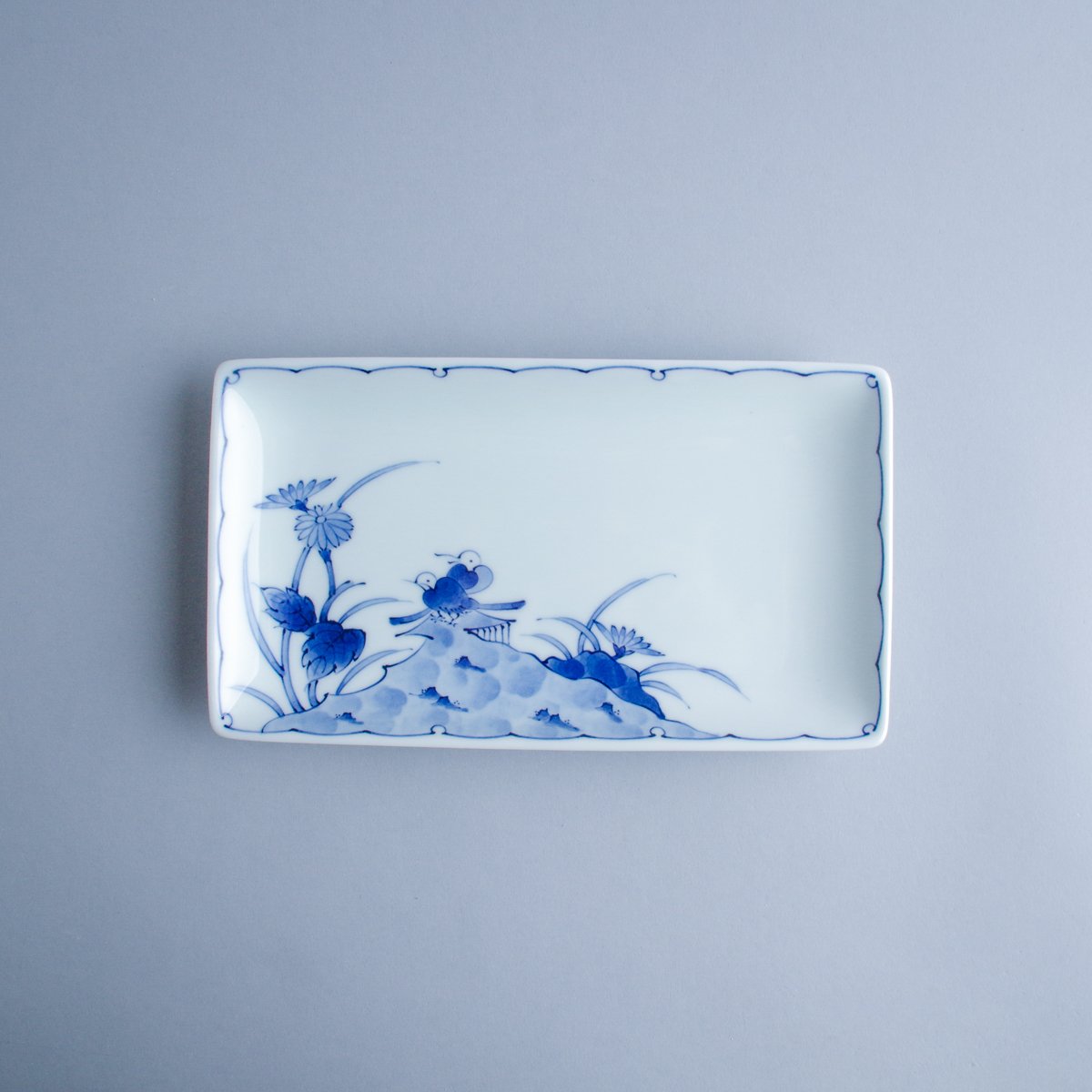 波佐見焼 染付 長角皿 23cm 高山陶器の通販｜Studio1156 – 【公式