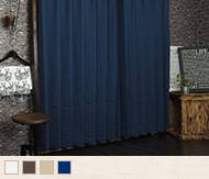 カフェカーテン【AH-473】 シャンブレークロス（オーダーサイズ