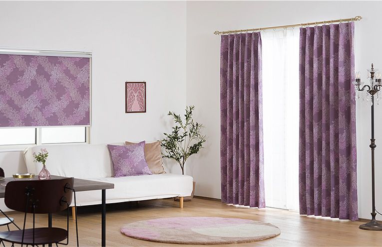 Garden in PARIS ガーデンインパリス 厚地カーテン【AH5005】フィレ デ