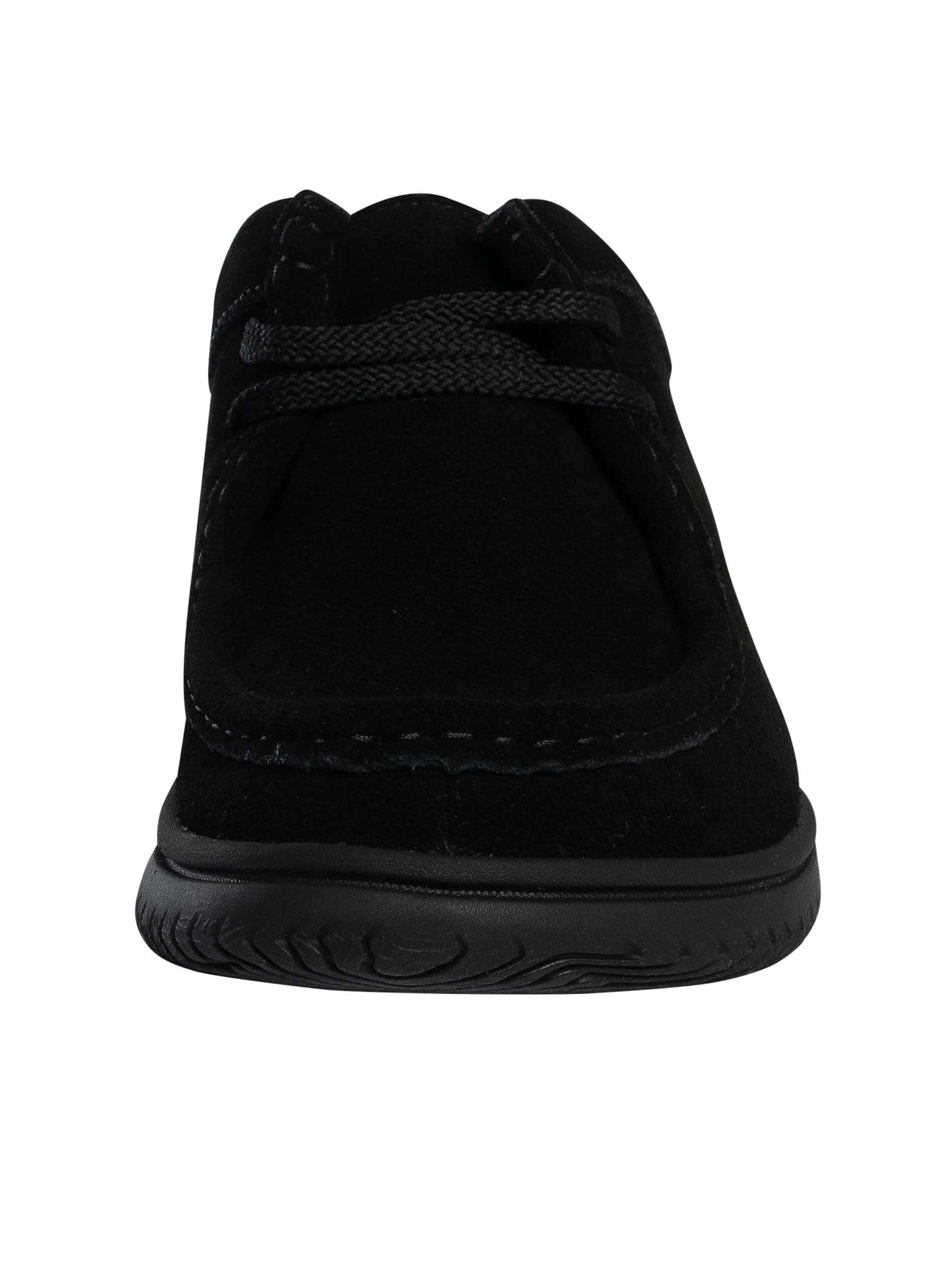 Clarks RelaxLite Low Suede Shoes- Black | Standout