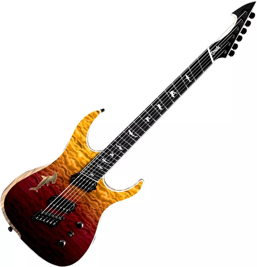 Ormsby Hype GTR Shark 6-String - sunset Multi-scale guitar