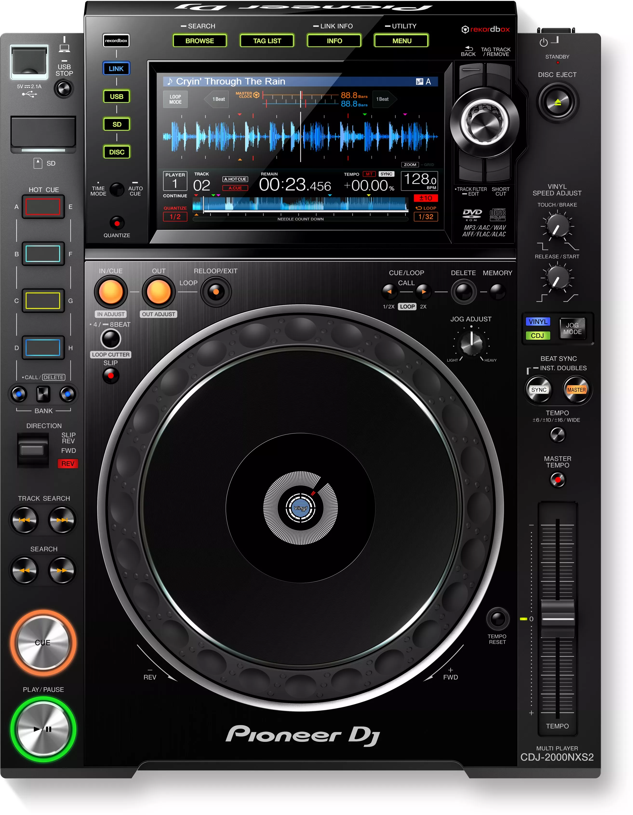 Pioneer dj CDJ-2000NXS2 Mp3 & cd turntable