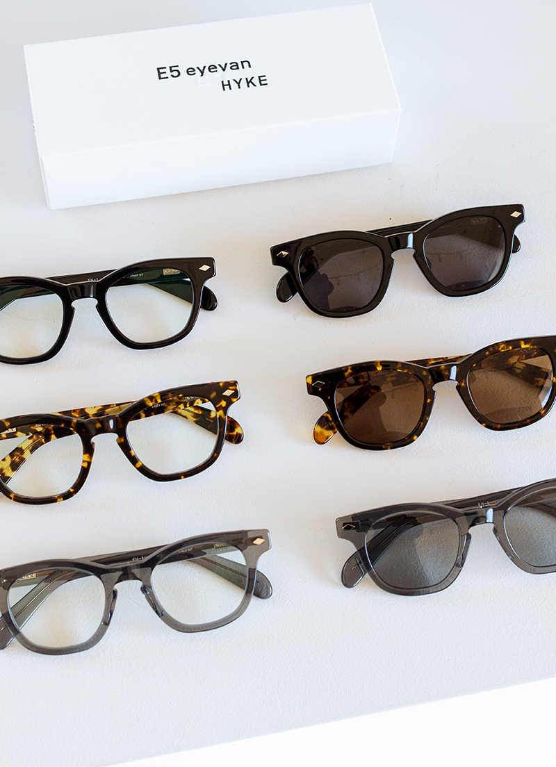 HYKE × E5 eyevanコラボレーションアイテム販売のお知らせ | st