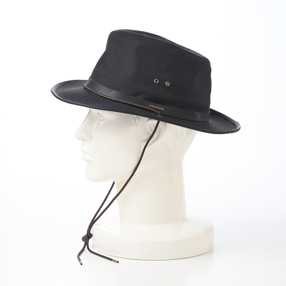 OILD COTTON HAT（オイルドコットンハット） SE753 ブラック - STETSON
