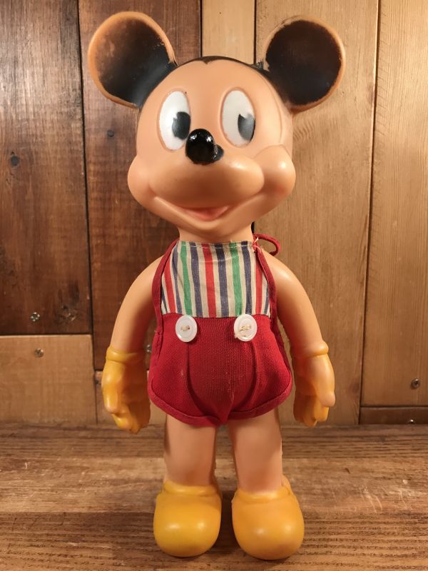 The Sun Rubber Disney Mickey Mouse Squeeze Doll ミッキーマウス