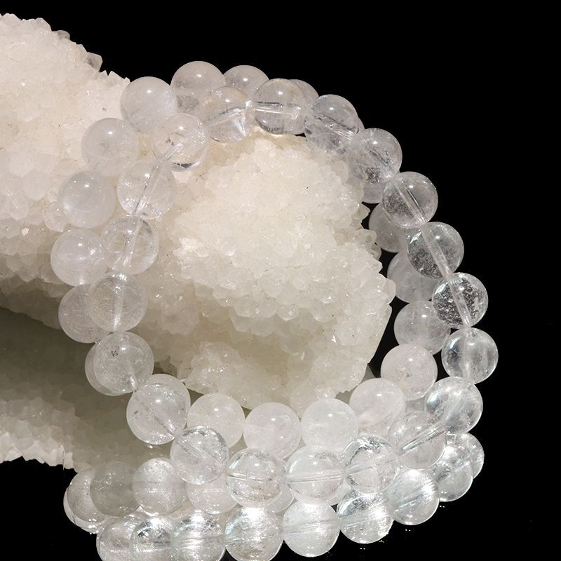 ブレス ガネーシュヒマール水晶＜ヒマラヤ産＞ Aランク 丸 約10mm