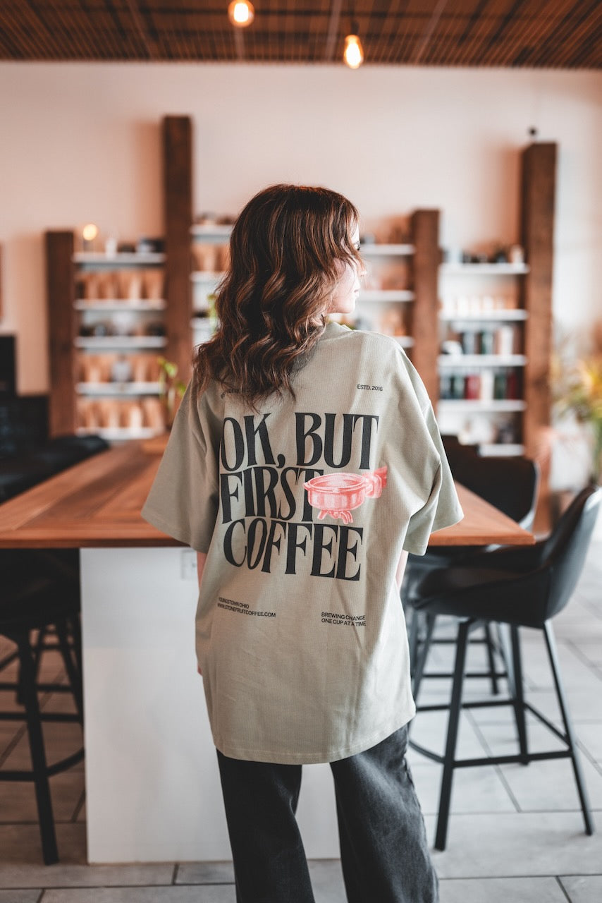 Men's Oversized Coffee Tee 