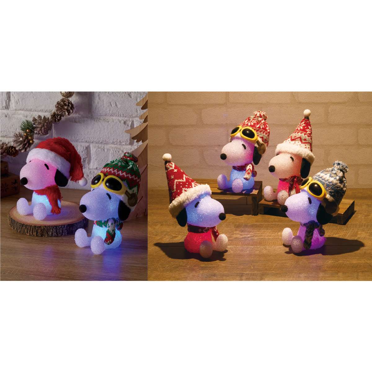 クリスマスライト スヌーピー ファーレッド