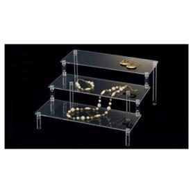 透明アクリル3段ディスプレイ