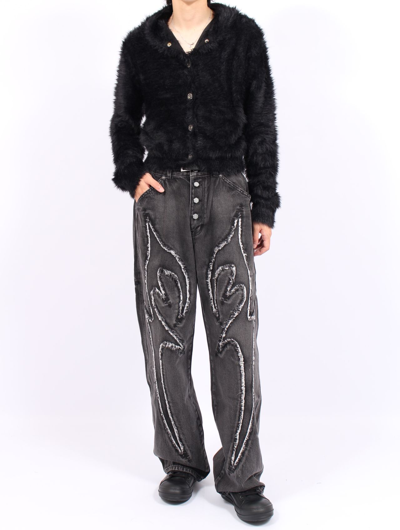 Thug Club - 【25AW】トライバル デニム パンツ / TRIBLE DENIM PANTS