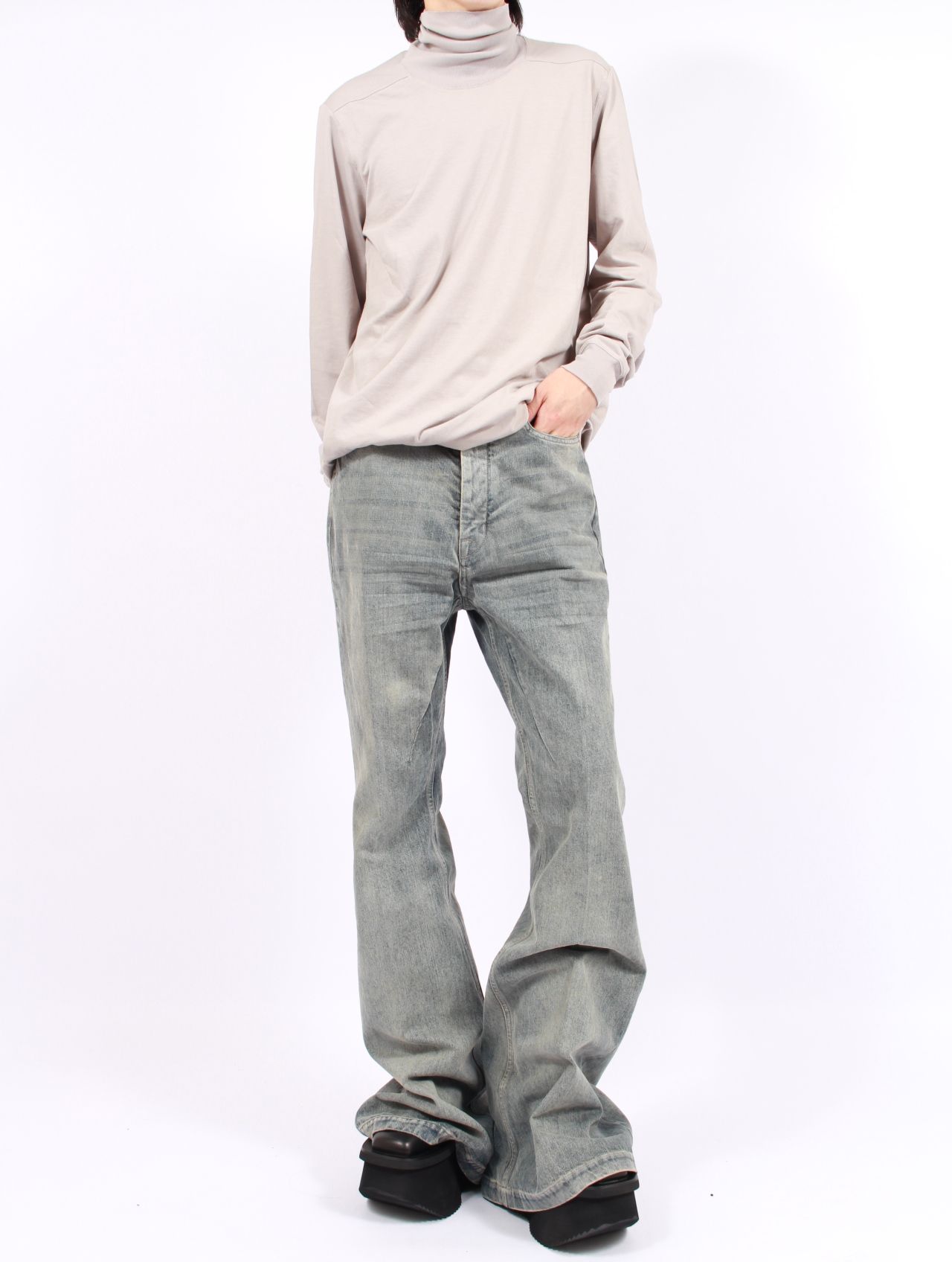 RICK OWENS - 【25AW】ボラン フレア ジーンズ / BOLANS / ダーティー