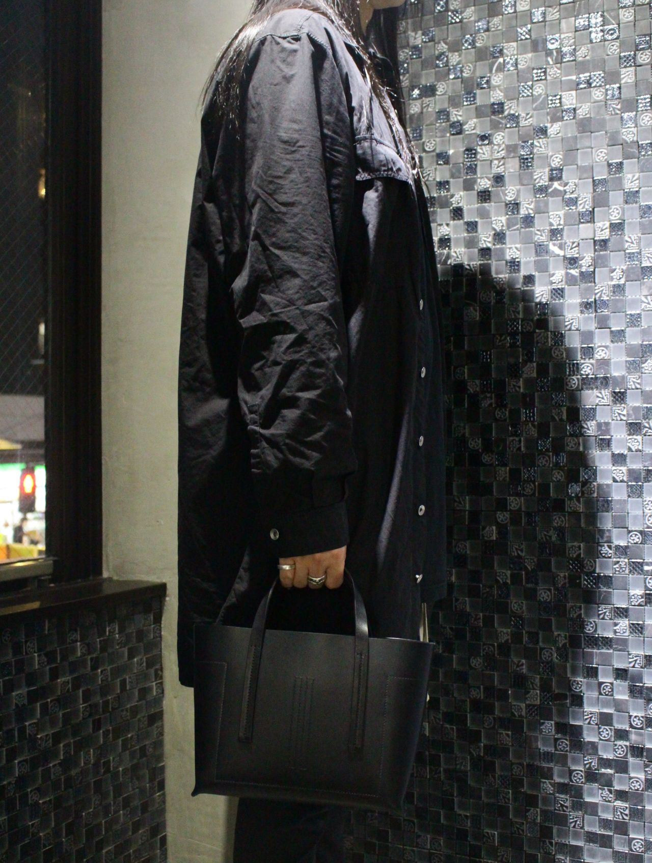 RICK OWENS - 【25SS】ミニ ショッパー レザー トートバッグ 鞄 / MINI