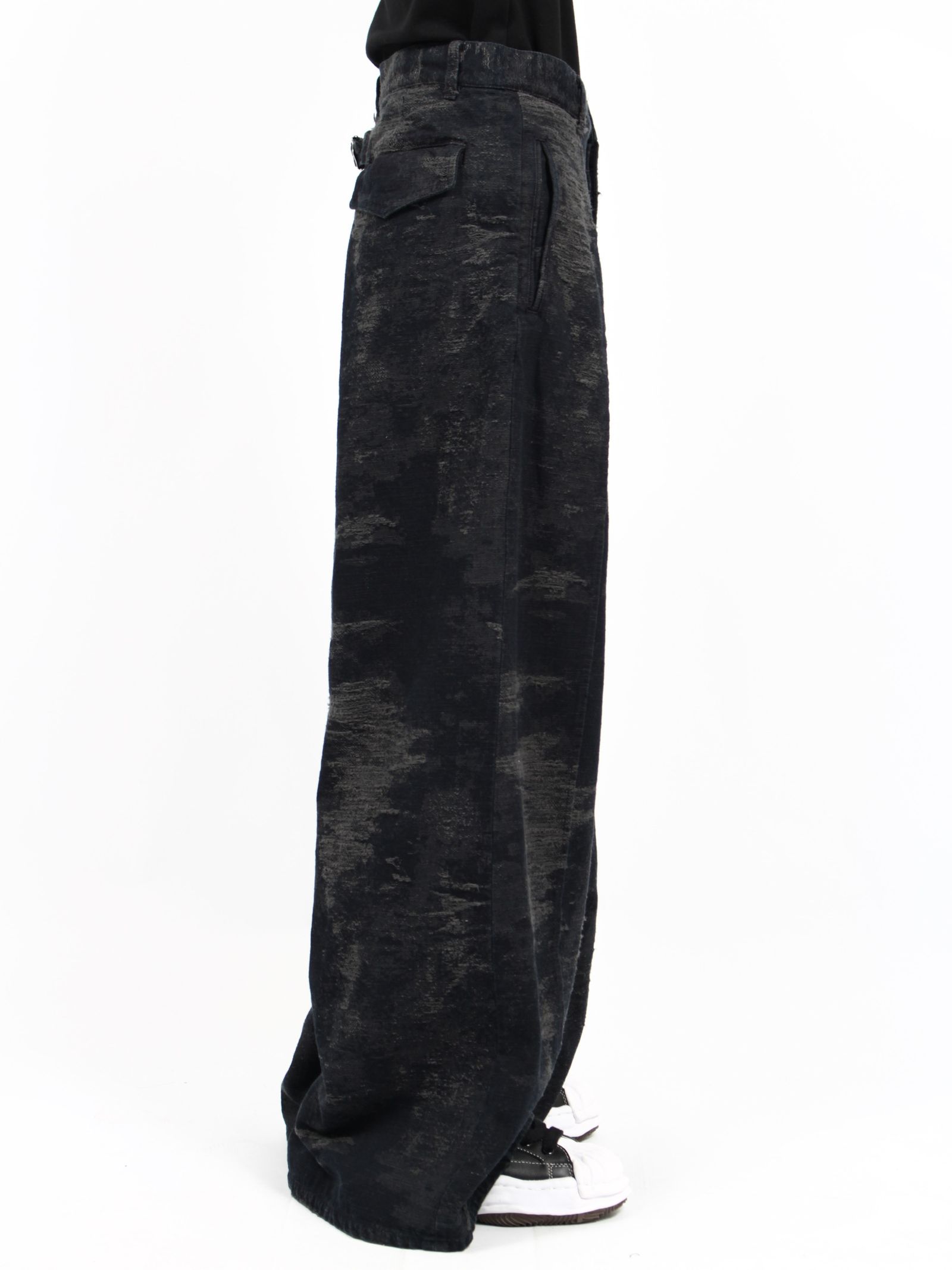 TAAKK - 【25SS】デニム ワイド スラックス / DENIM WIDE SLACKS