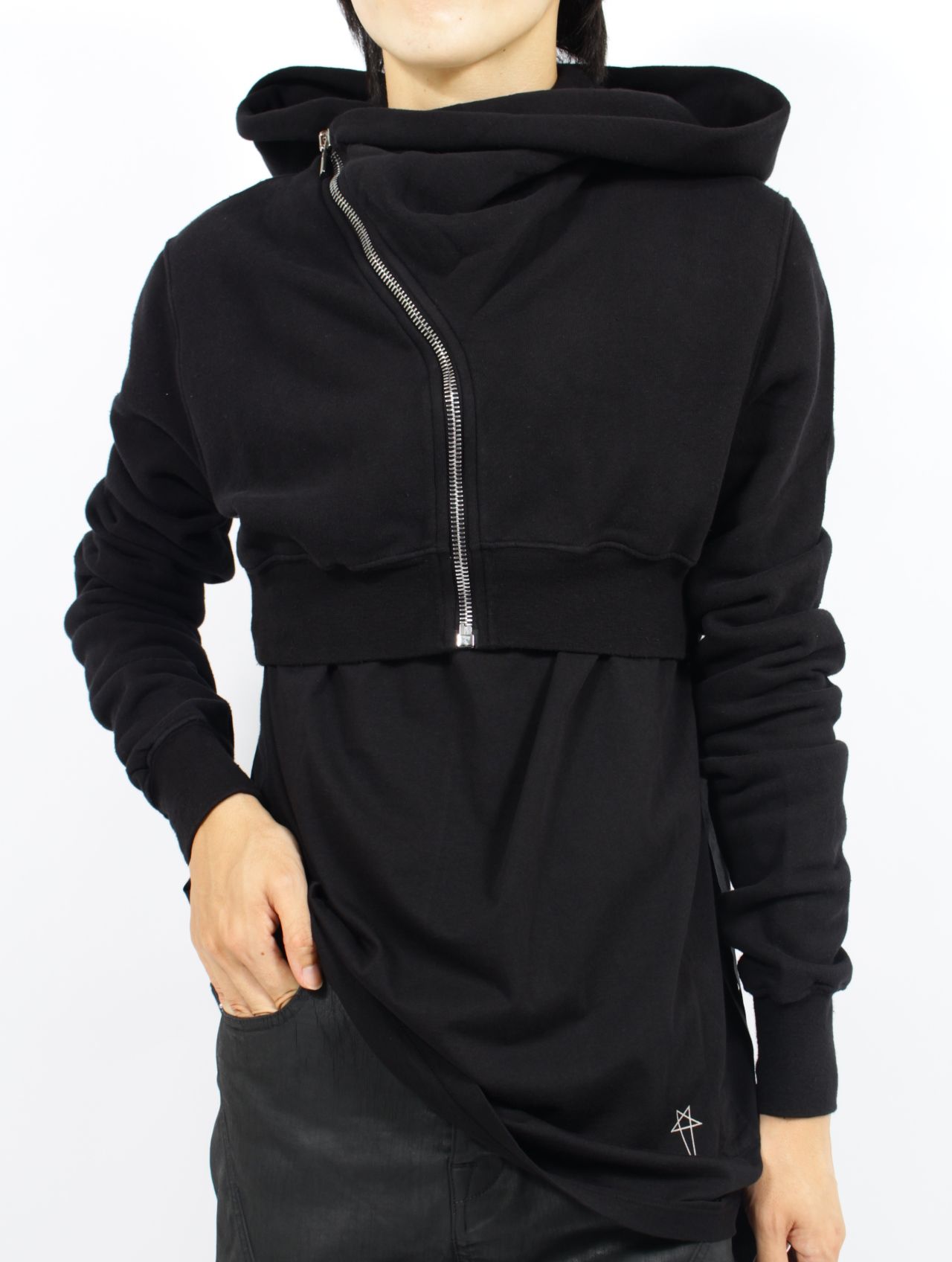 RICK OWENS DRKSHDW - 【25AW】マイクロ マウンテン フーディー ジップ