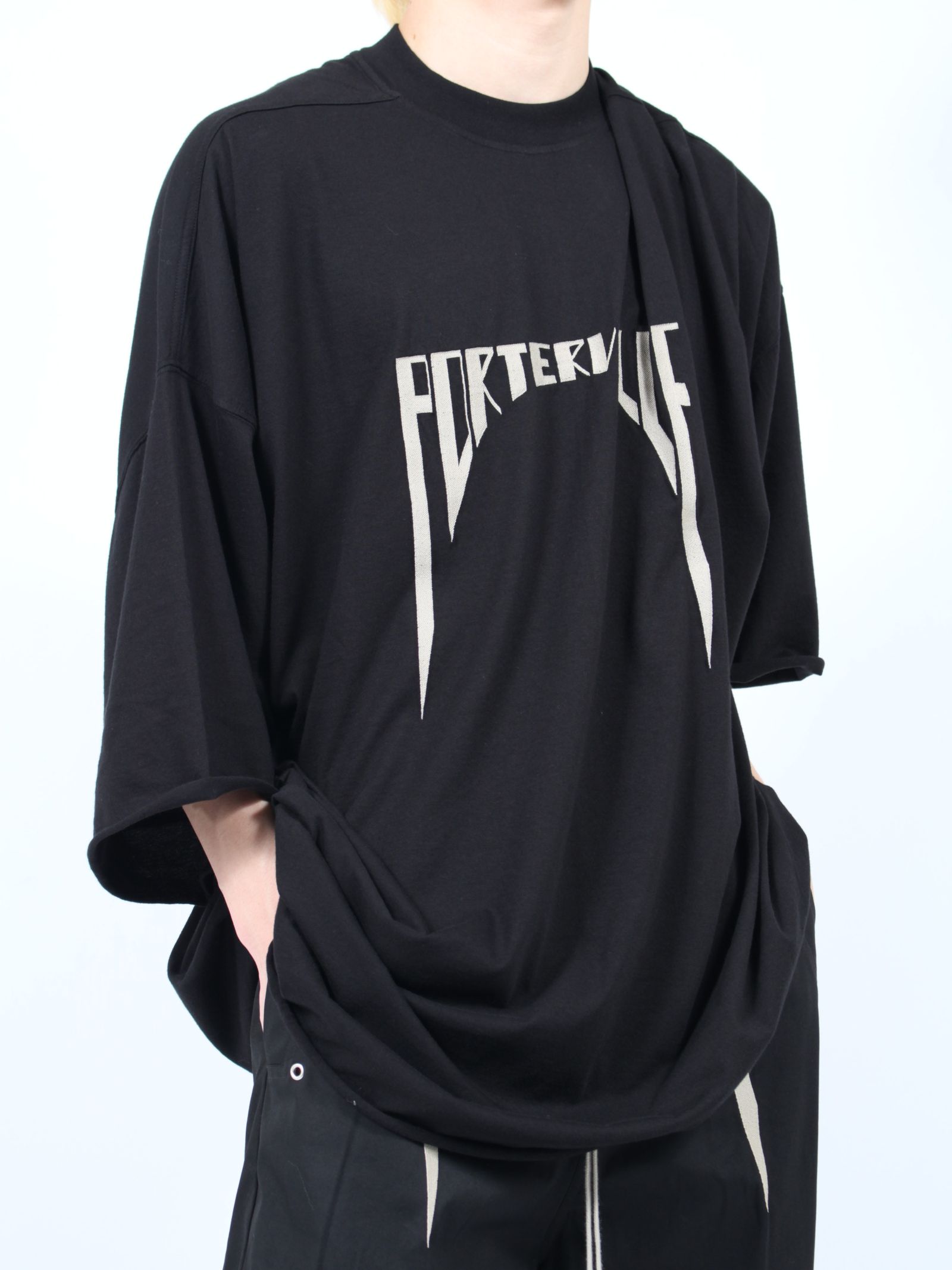 RICK OWENS - 【24AW】PORTERVILLE 刺繍 トミー Tシャツ / TOMMY T