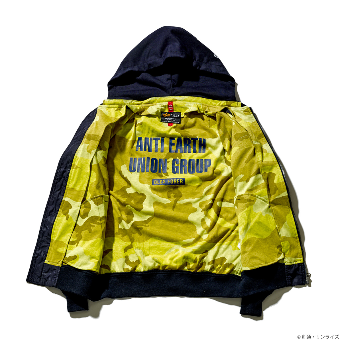 STRICT-G × ALPHA INDUSTRIES LIGHT MA-1 NATUS 『機動戦士Zガンダム