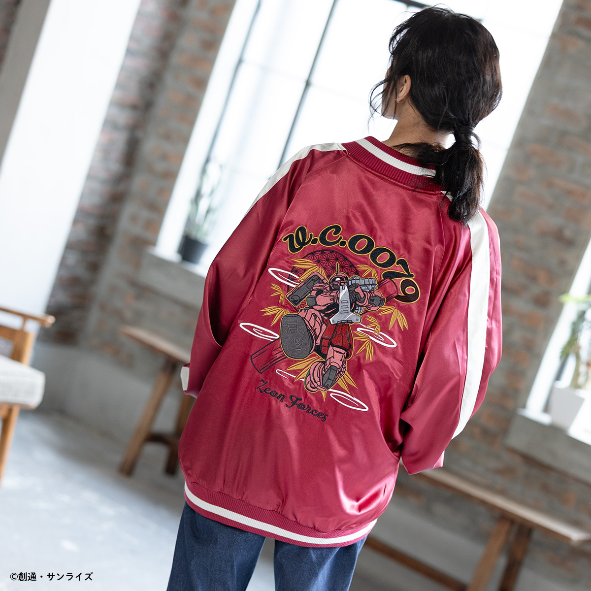 STRICT-G「ガンダムシリーズ」45周年スカジャン サザビー シャア専用