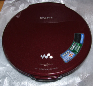 スタフ屋 ポータブルCDプレーヤー(SONY CD WALKMAN D-NE20)