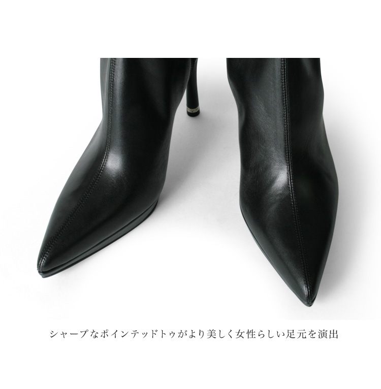 COMEX】 2color/ 12cmヒール/ ニーハイブーツ/ ブーツ/ ピンヒール