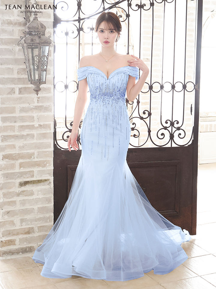 Lサイズあり【JEAN MACLEAN/ジャンマクレーン】オフショルダー/ ライン