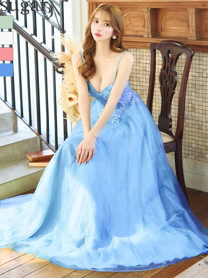 Lip line/リップライン】ラメ/ チュール/ キャミソール/ Aライン