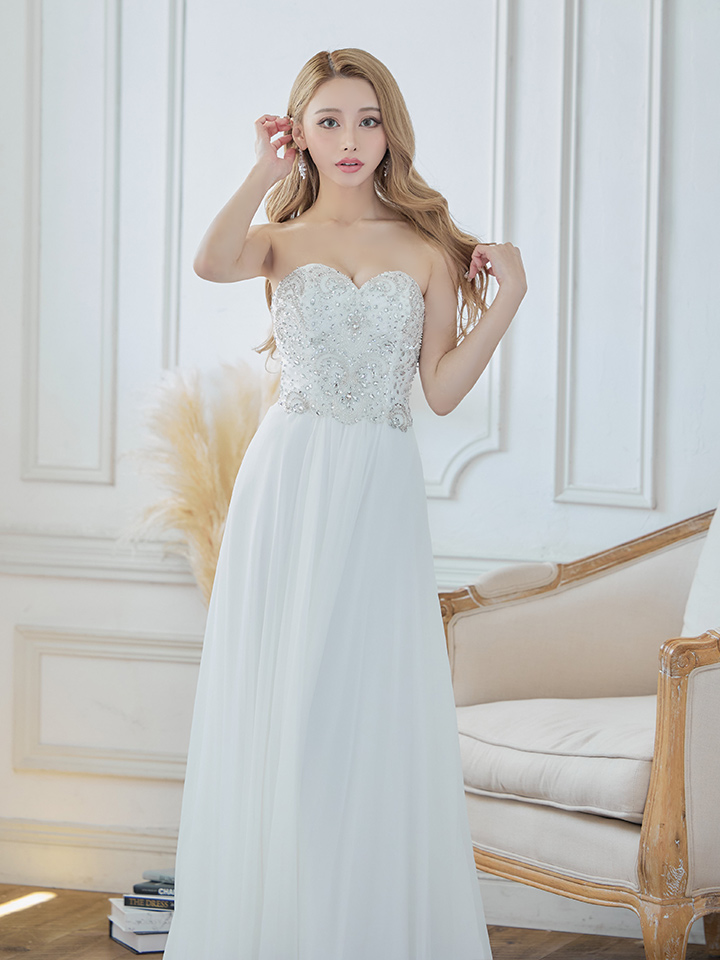 Lip line/リップライン】ベア/ ビジュー/ スピンドル/ シフォン