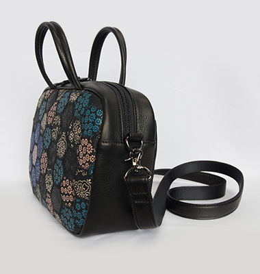 日本製 印伝 パッチワーク 2wayミニボストンバッグ| 株式会社サンレオ