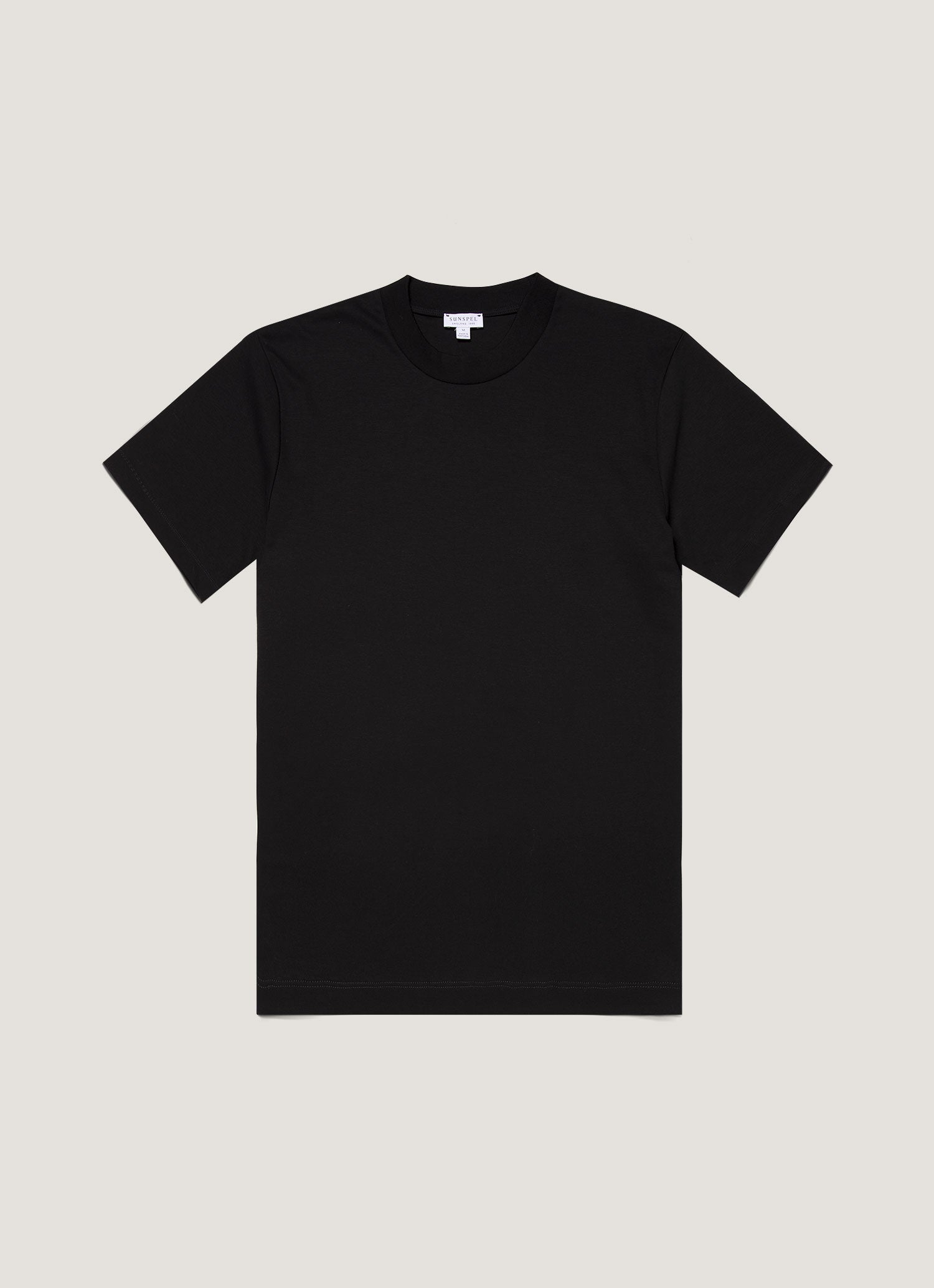 リラックスフィット（ヘビーウェイト） Tシャツ（Black）| Sunspel