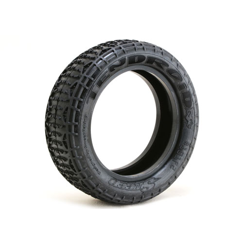 テンドロイド 2WDフロントタイヤ シルバー(ウルトラソフト) 1/10バギー