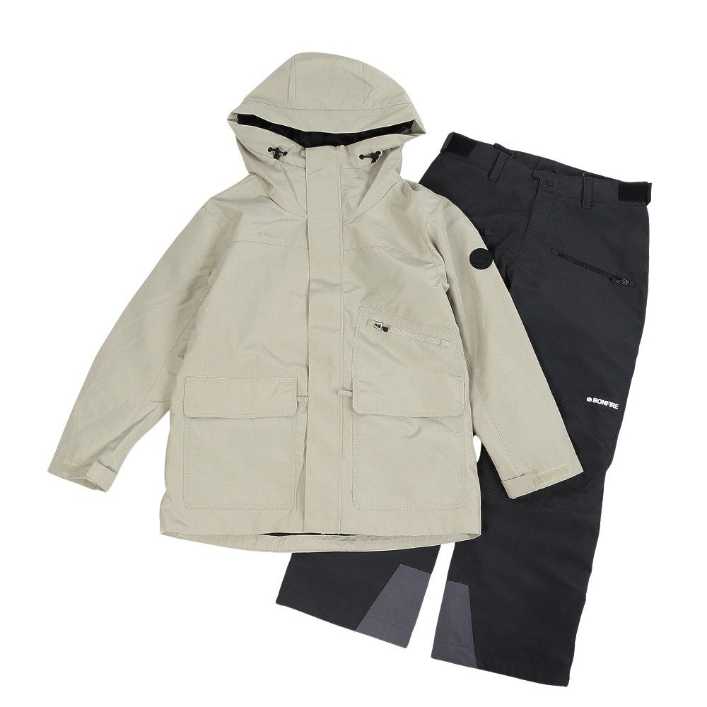 BonFire（BonFire）（レディース）スノーウェア 上下セット BIG HOOD L