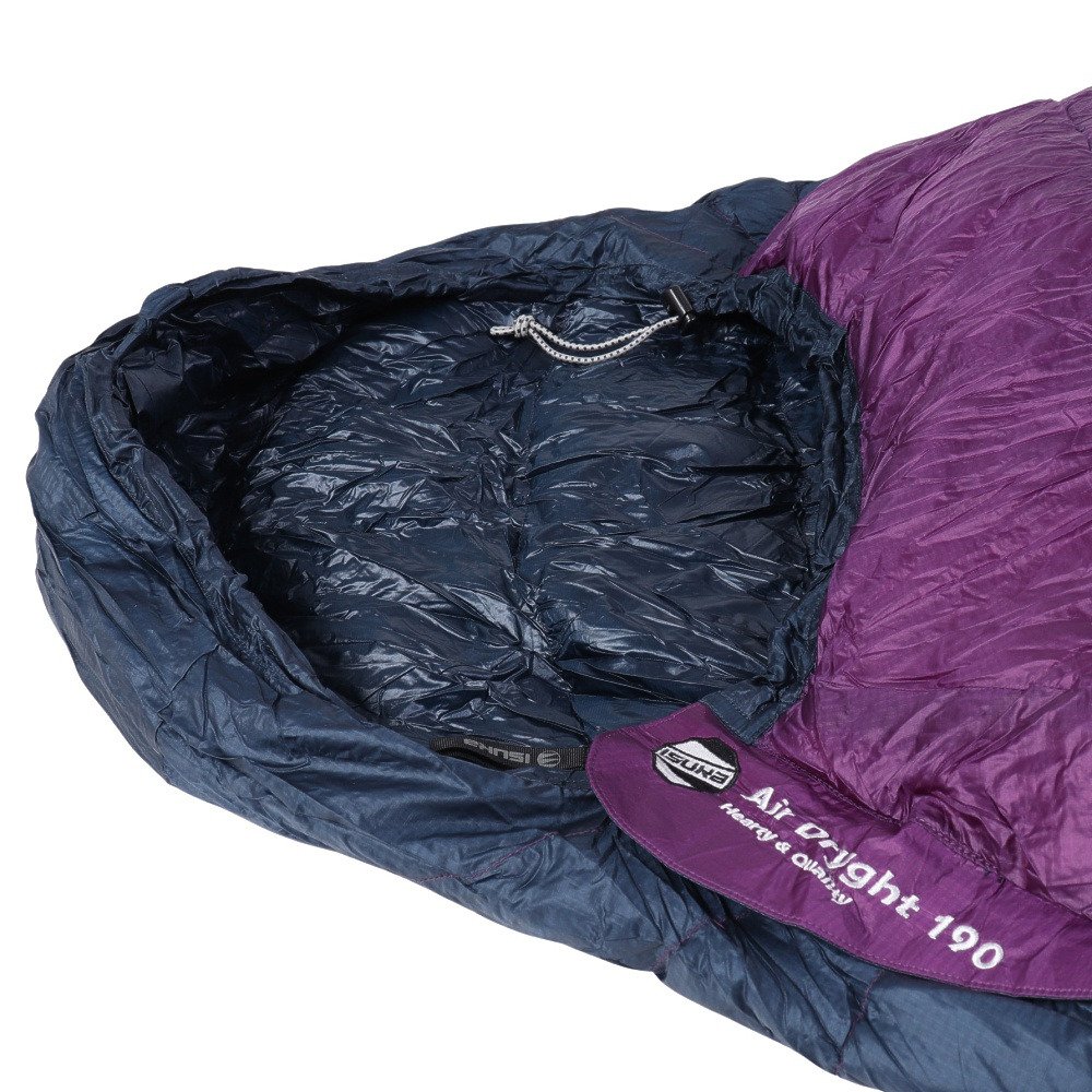 イスカ（ISUKA） シュラフ 寝袋 マミー型 ダウン エアドライト 190