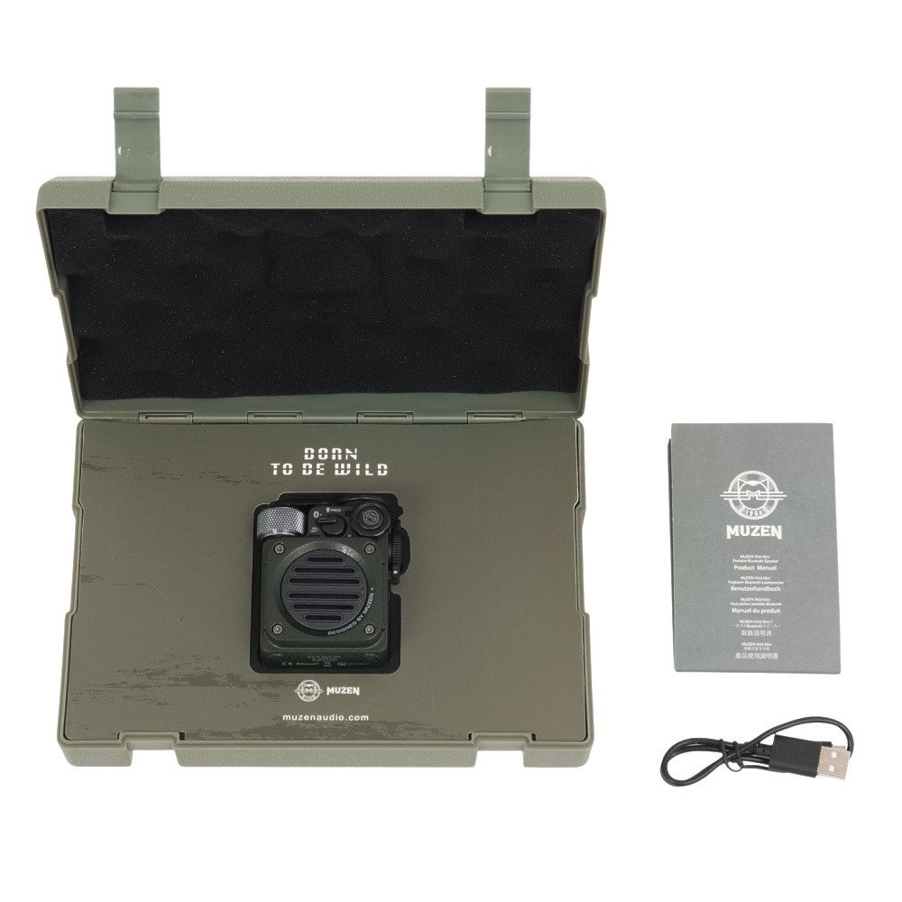 muzen（muzen） ワイルドミニ ブルートゥース スピーカー グリーン MW