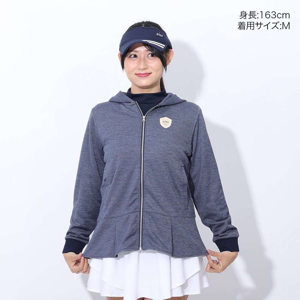 プリンス（PRINCE）（レディース）テニスウェア ジャケット WF4660 127 NVY