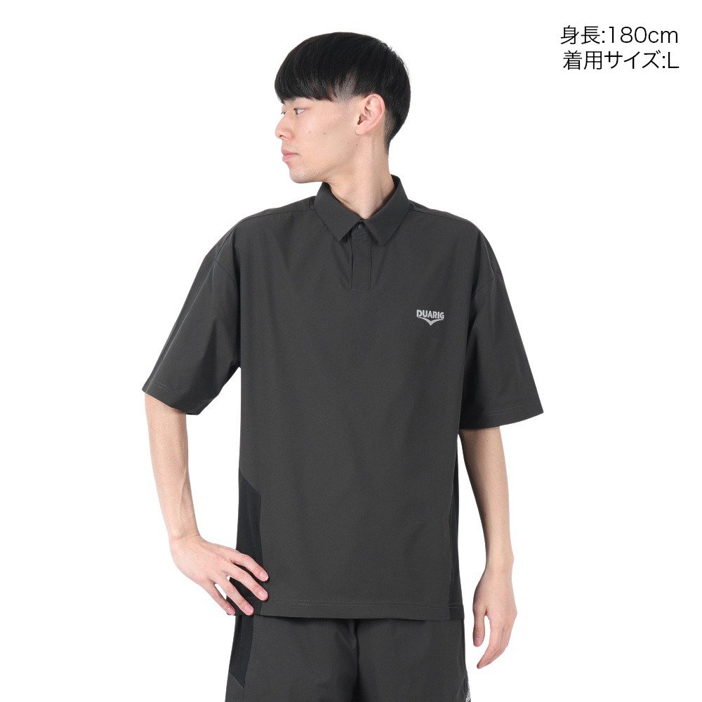 デュアリグ（DUARIG）（メンズ）ドライプラス 15RIP KNIT ポロシャツ