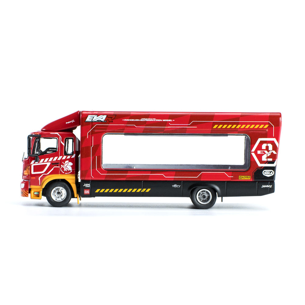 POPRACE＞1/64 EVA RACING TRANS PORTER HINO 500 (EVA-02) – サポルト