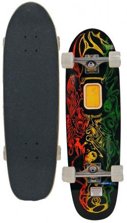 Sector 9 Joel Tudor Signature Model Longboard Skateboard - Rasta