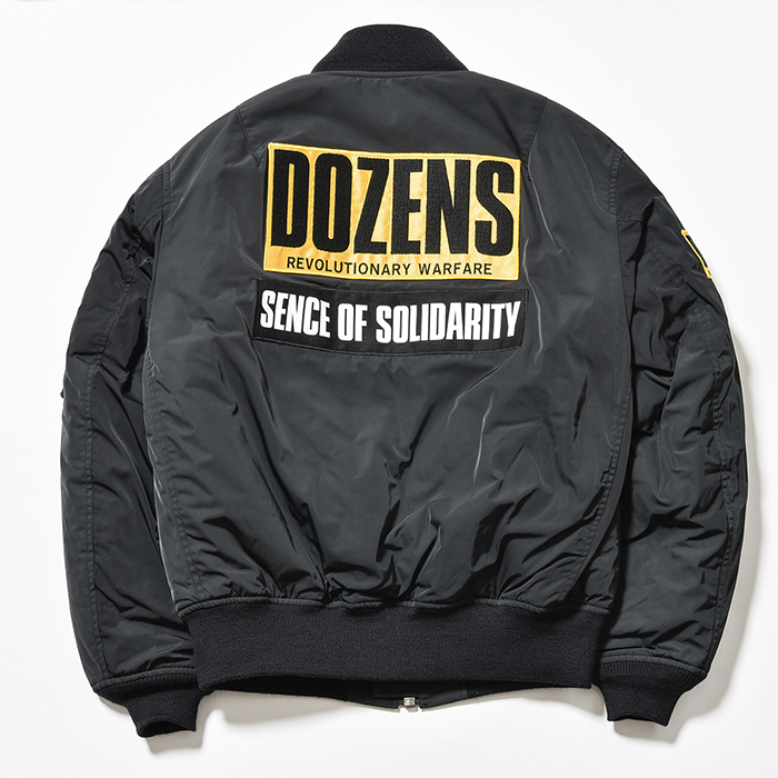 SURPRISE(サプライズ) / MA-1 (PATCH) *ブラック*