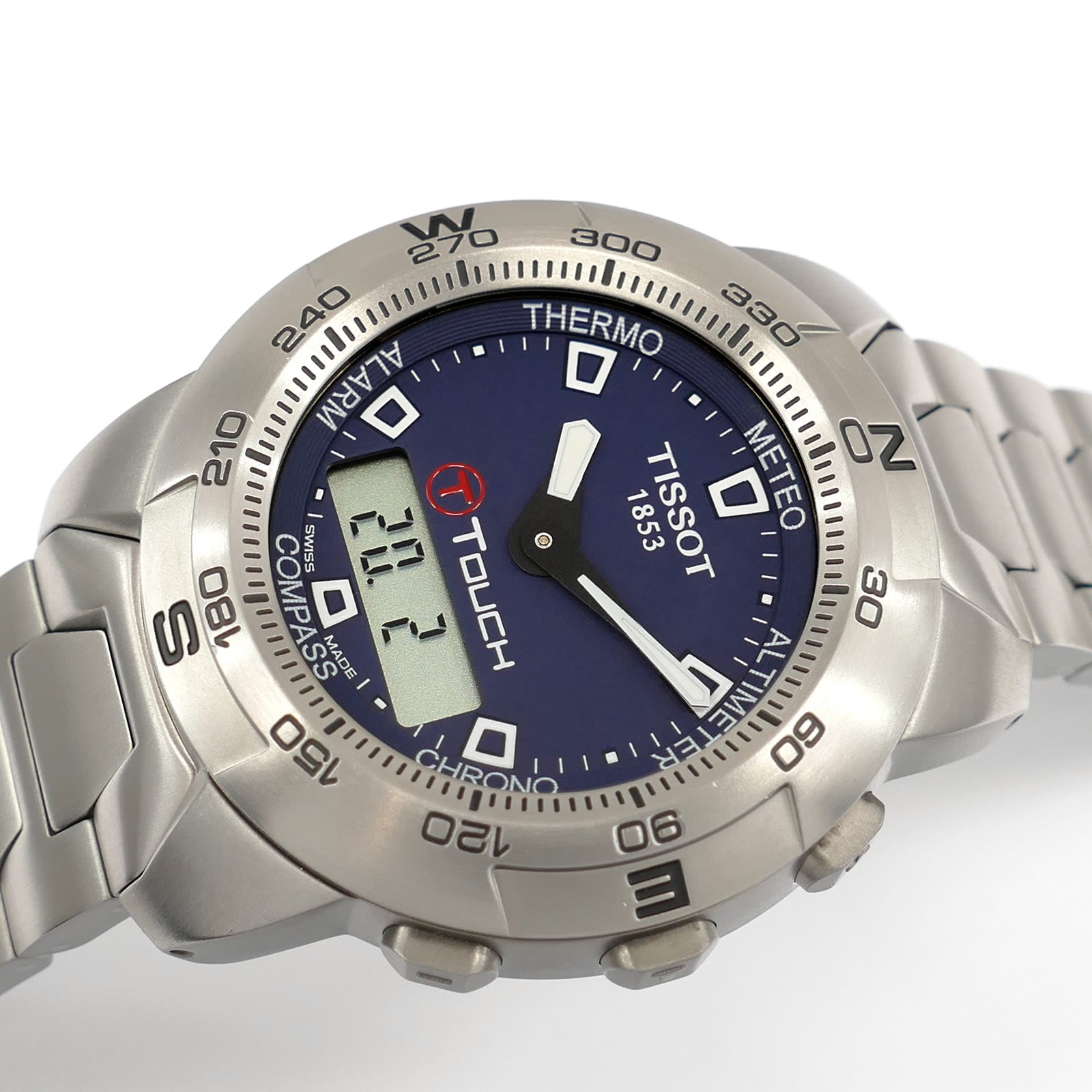 Tissot T-Touch Titanium Z253/353 Blue Dial Men's 41mm Touch Screen